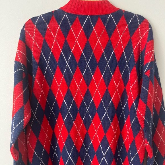 Gucci Argyle Jacquard Sweater Dress - Picture 9 of 10